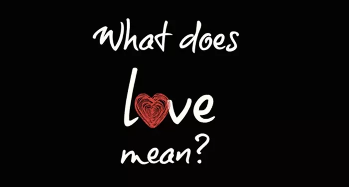 What Does Love Mean?